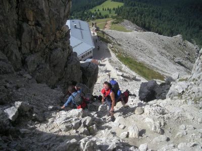 014-Abstieg zur Rosengartenhuette